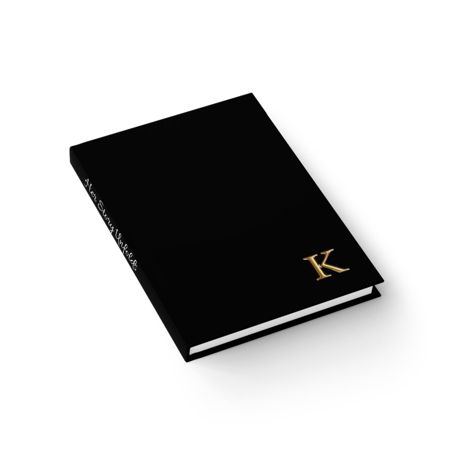 Custom Personalized Elegant Monogrammed Journal - Personalized Writing Notebook, Gift for Writers, Creative Journal, Black Luxury Diary, Dream Log