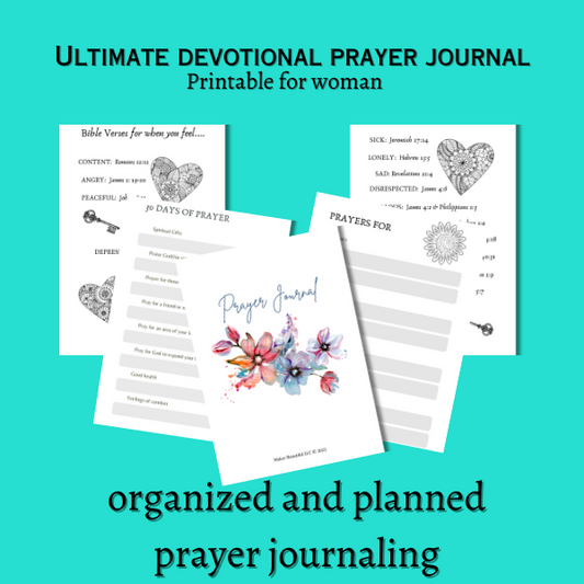 Ultimate Devotional Prayer Journal for Woman Printable