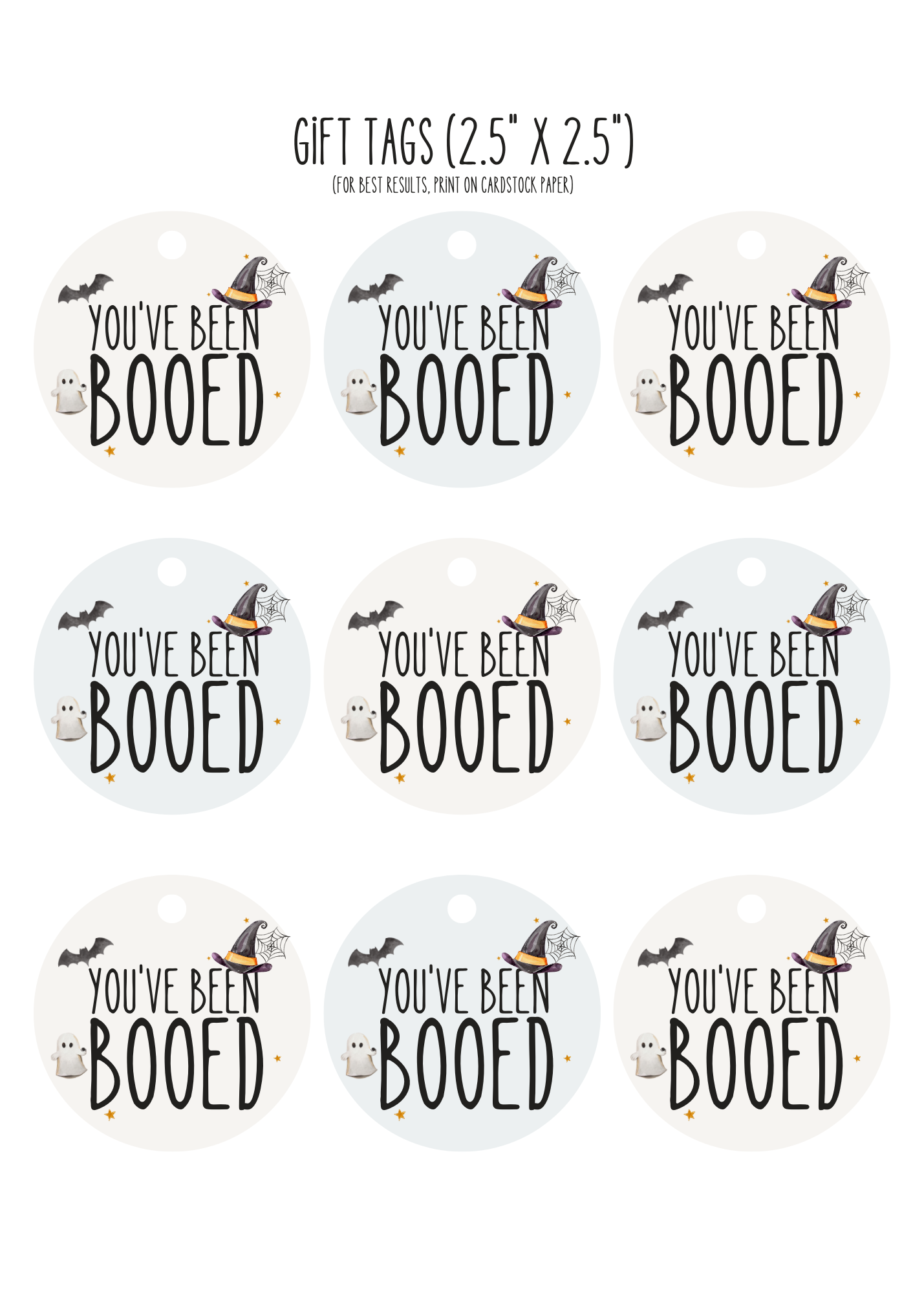 You've been Booed Bundle Halloween fun decor