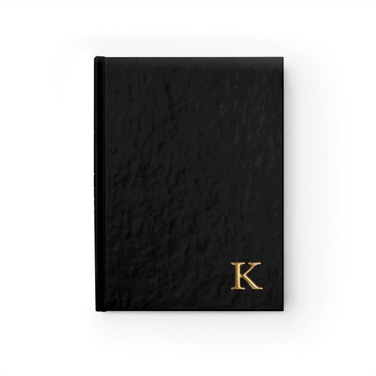 Custom Personalized Elegant Monogrammed Journal - Personalized Writing Notebook, Gift for Writers, Creative Journal, Black Luxury Diary, Dream Log