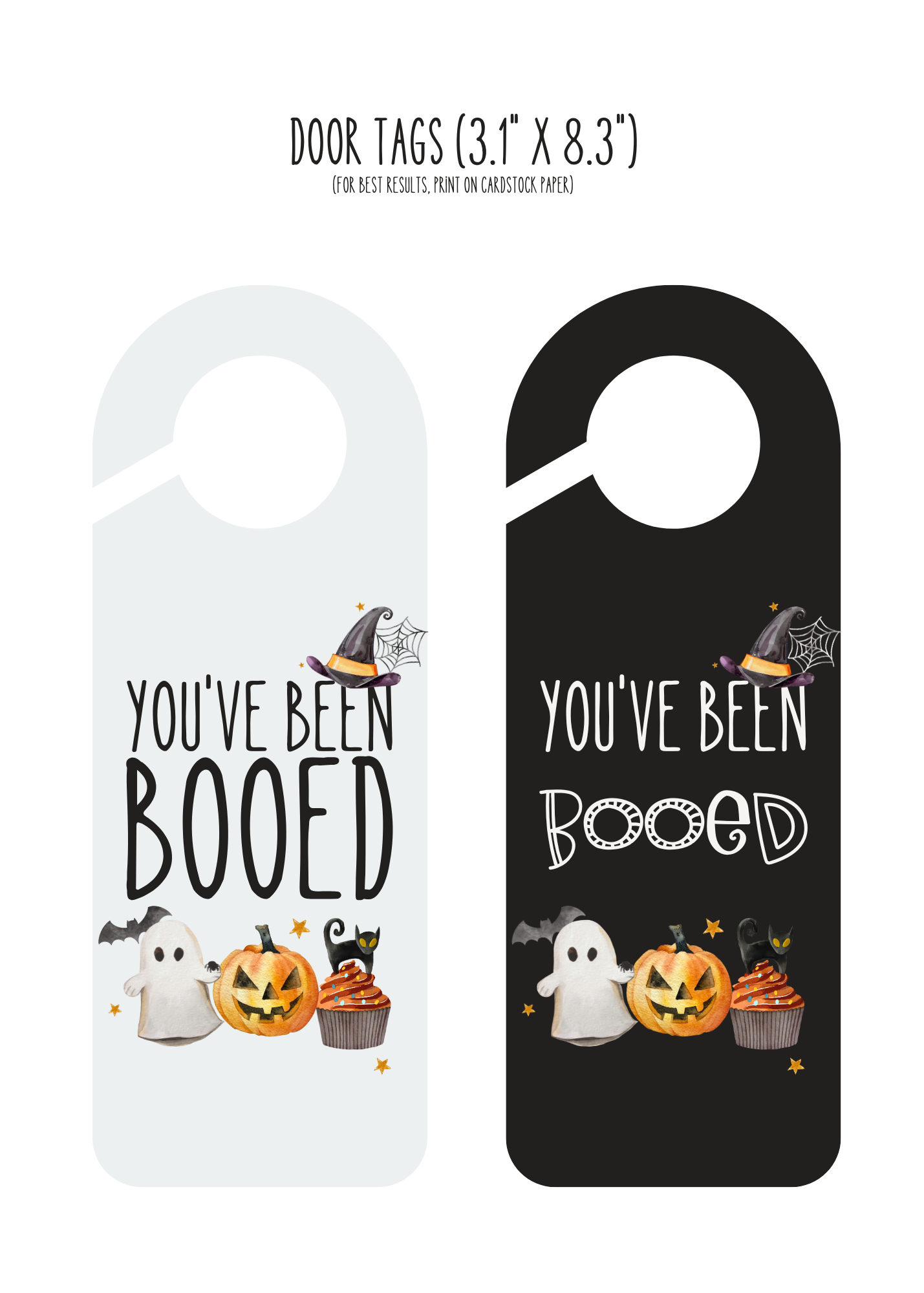 You've been Booed Bundle Halloween fun decor