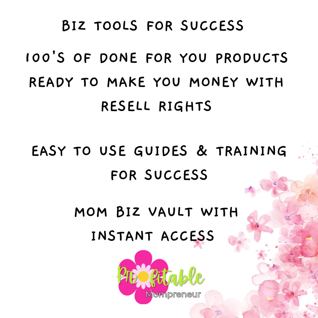 Start a Mom Biz Bundle MRR/PLR commercial use