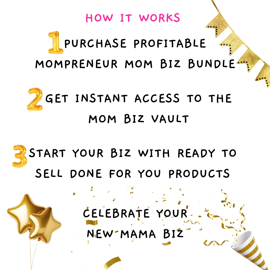 Start a Mom Biz Bundle MRR/PLR commercial use