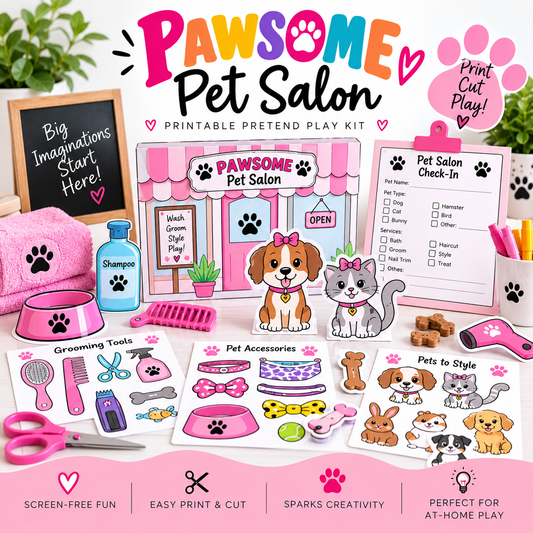 Pawesome Pet Salon -Print & Cut pet craft