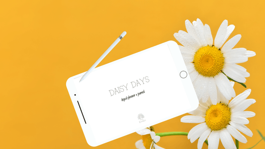 1 FREE Month of Daisy Days 2023 Digital planner Template Kit