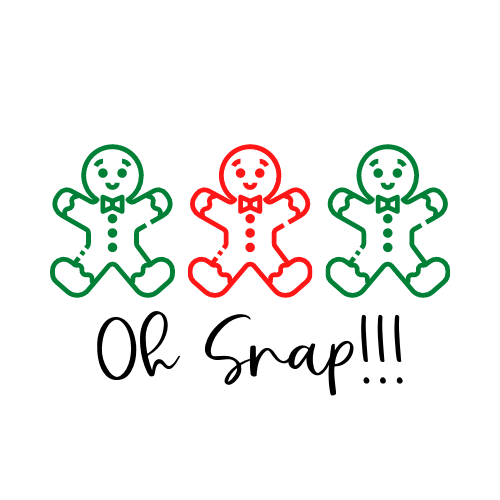 Gingerbread Man Cookies- Oh Snap SVG