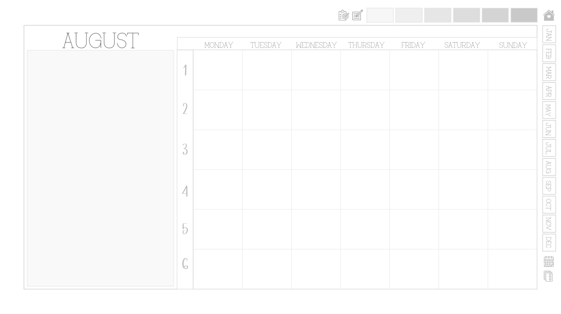 Daisy Days Digital Planner Template Kit