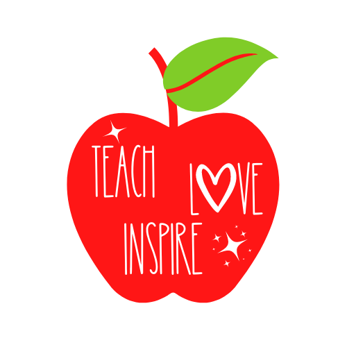 Teach, Love, Inspire- apple SVG for back to school